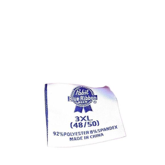 Pabst Blue Ribbon Beer PBR Size 3X Logo Branded Men’s Lined Swim Trunks AOP - Picture 3 of 6